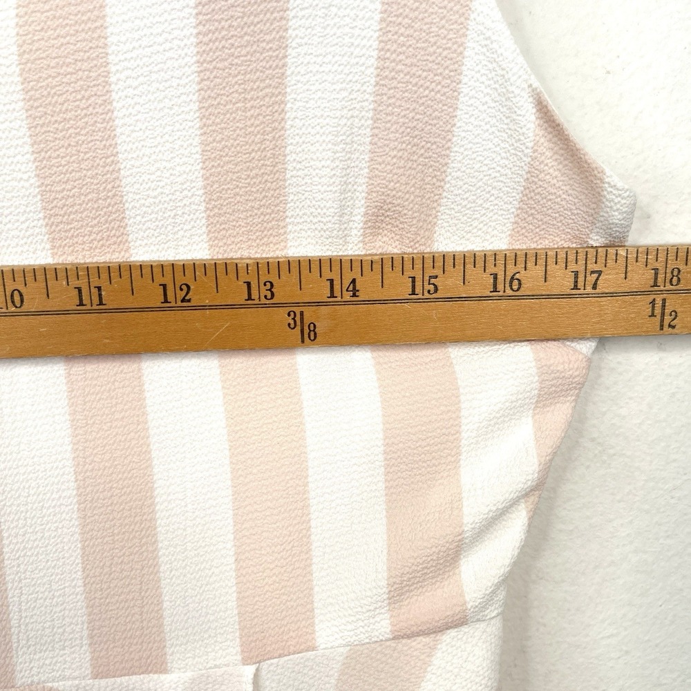 Vince Camuto Womens Sleeveless Asymmetrical Dress Size 4 Pink/White Event Spring - Picture 8 of 10